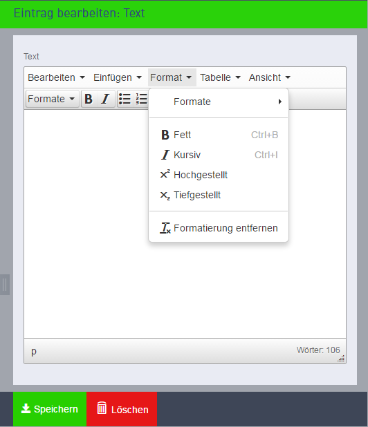 Screenshot Text Format