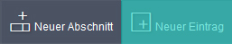 Button Neuer Eintrag