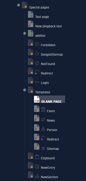 Special Pages Templates