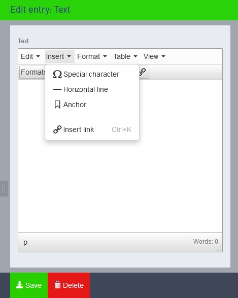 Screenshot Text Einfügen
